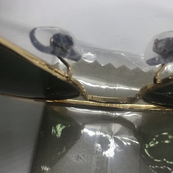 BNWT Rayban Aviator sunglass Gold G15 lenses 3025 Assorted sizes - Picture 8 of 9